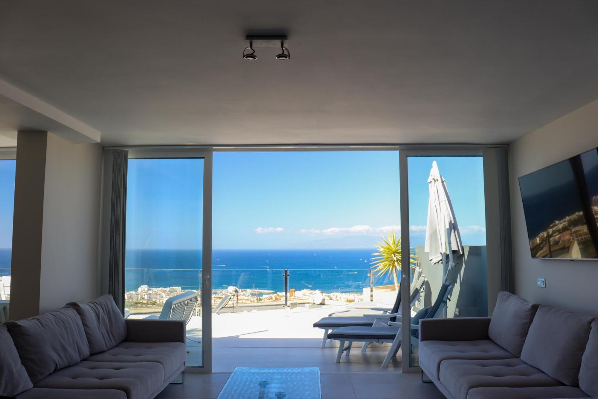 Azure Sky Villa - Panoramic Ocean View, Luxury, San Eugenio Costa Adeje  Eksteriør billede